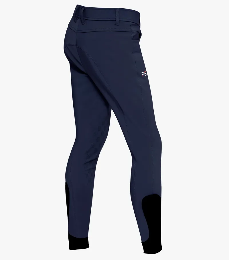 Premier Equine Derby Boys Riding Breeches Navy 3 Premier Equine Derby Boys Riding Breeches Navy
