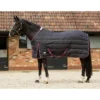 JHL Essential Heavyweight Stable Rug In Black/Burgundy 2 JHL Essential Heavyweight Stable Rug In Black/Burgundy -Equestrian Supplies Shop EQUINE JHL EssentialHeavyweightStableRug BlackBurgundy