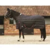 JHL Essential Mediumweight Stable Rug In Black/Burgundy -Equestrian Supplies Shop EQUINE JHL U EssentialMediumweightStableRub BlackBurgundy