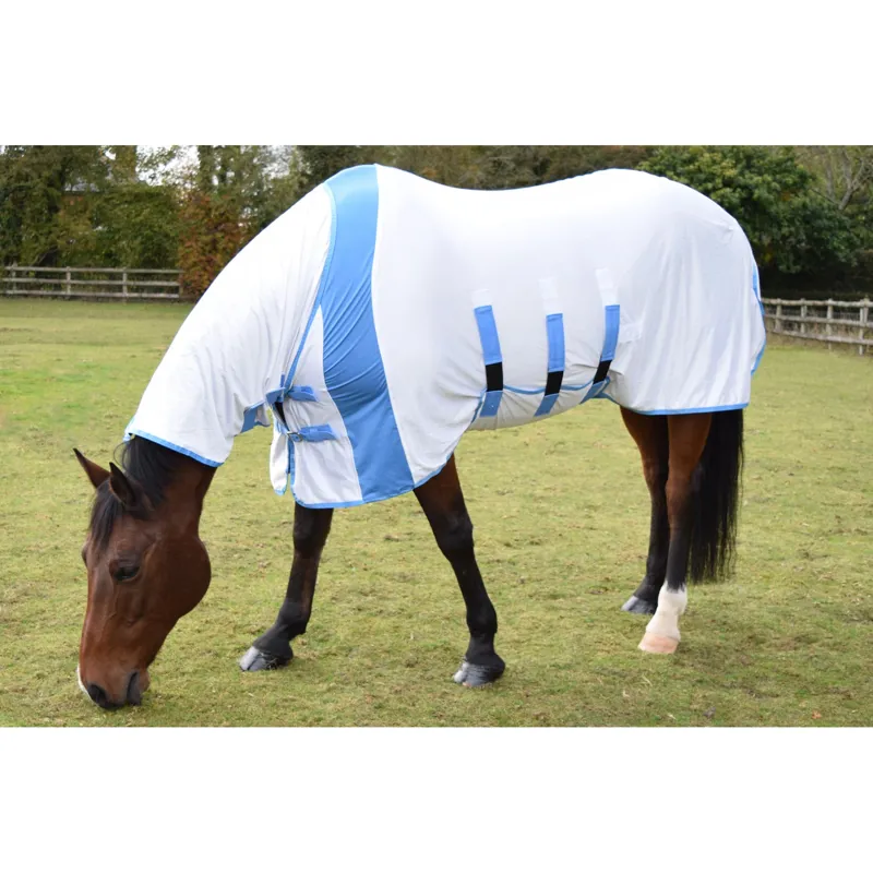 JHL Ultra Fly Relief Combo Rug In White/Blue 3 JHL Ultra Fly Relief Combo Rug In White/Blue