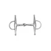 JHL Pro Steel Eggbutt Full-Cheek Jointed Snaffle In Silver 2 JHL Pro Steel Eggbutt Full-Cheek Jointed Snaffle In Silver -Equestrian Supplies Shop EQUINE JHL U ProSteelEggbuttFullCheekJointedSnaffle Silver