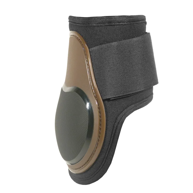 KM Elite Air Shock Fetlock Boots In Brown 3 KM Elite Air Shock Fetlock Boots In Brown