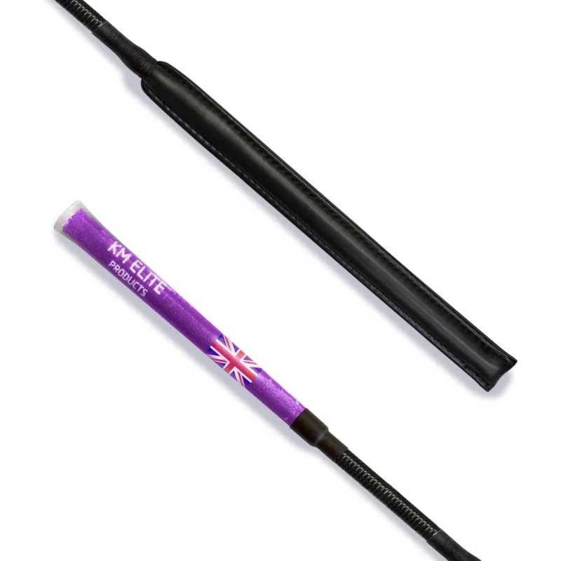 KM Elite Cush Grip Jump Bat Slimline Whip In Purple 3 KM Elite Cush Grip Jump Bat Slimline Whip In Purple