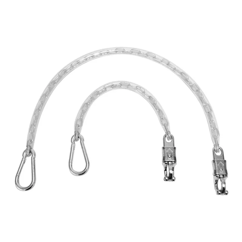 KM Elite Plastic Coated Short Chain In Silver 3 KM Elite Plastic Coated Short Chain In Silver
