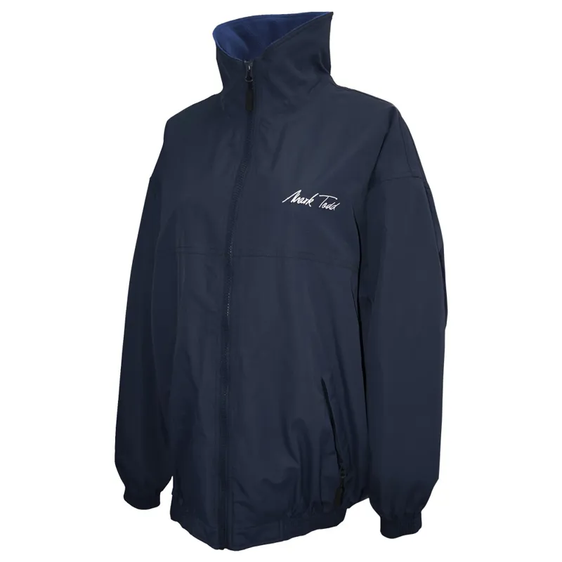 Mark Todd Fleece Lined Blouson Jacket In Navy 3 Mark Todd Fleece Lined Blouson Jacket In Navy