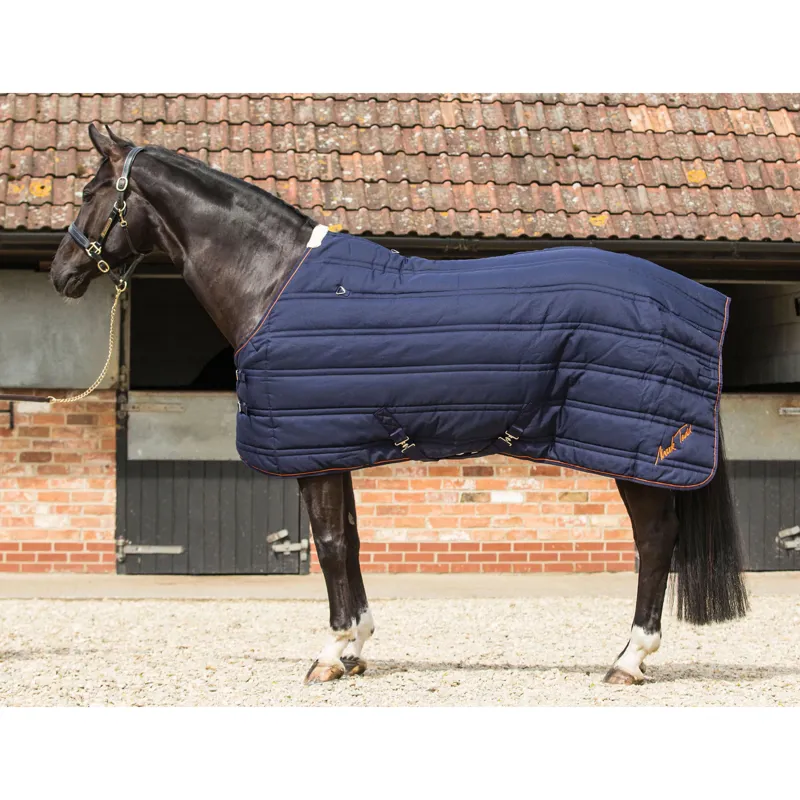 Mark Todd Mediumweight Stable Rug In Navy/Orange 3 Mark Todd Mediumweight Stable Rug In Navy/Orange