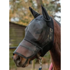 Mark Todd Padded Full Face Fly Mask In Black