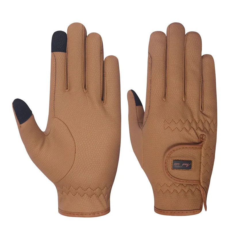 Mark Todd ProTouch Gloves In Caramel 3 Mark Todd ProTouch Gloves In Caramel