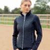 Premier Equine Elena Ladies Hybrid Technical Riding Jacket Navy 2 Premier Equine Elena Ladies Hybrid Technical Riding Jacket Navy -Equestrian Supplies Shop Elena Ladies Hybrid Technical Riding Jacket Navy 1