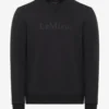 LeMieux Mens Elite Crew Sweatshirt Black -Equestrian Supplies Shop Elite20Mens20Sweater20Black