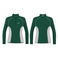Mark Todd Summer Vented Base Layer In Hunter Green/Silver