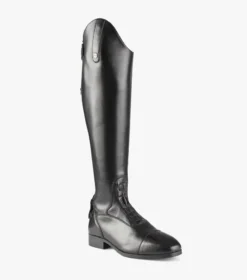 Premier Equine Galileo Mens Long Leather Field Riding Boot Black