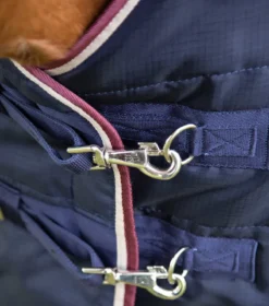 Premier Equine Garissa Stable Rug 100g Navy -Equestrian Supplies Shop Garissa Stable 100 Navy 3
