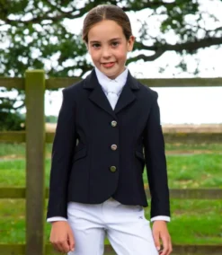 Premier Equine Hagen Girls Competition Jacket Black