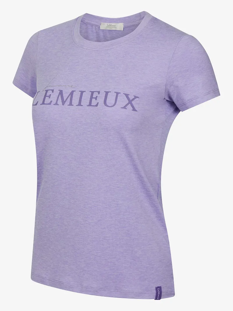 LeMieux Classic 'Love LeMieux' T-Shirt Wisteria 4 LeMieux Classic 'Love LeMieux' T-Shirt Wisteria - Image 2