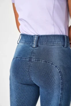 LeMieux Young Rider Annabelle Bregging Indigo -Equestrian Supplies Shop IT03025 studio YRannabelledenimbregging Indigo 8