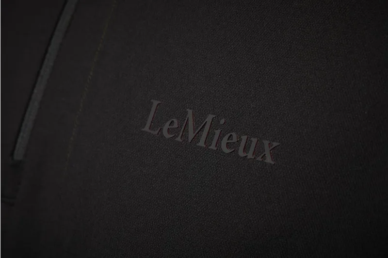 LeMieux Mens Elite Zip Polo Shirt Black 8 LeMieux Mens Elite Zip Polo Shirt Black - Image 6