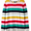 Joules Asha Crew Neck Jumper Rainbow Stripe - UK8 2 Joules Asha Crew Neck Jumper Rainbow Stripe - UK8 -Equestrian Supplies Shop Joules Asha Crew Neck Jumper 2
