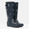 Joules Welly Print With Adjustable Back Gusset Navy Dogs 2 Joules Welly Print With Adjustable Back Gusset Navy Dogs -Equestrian Supplies Shop Joules Welly Print With Adjustable Back Gusset Navy Dogs 2