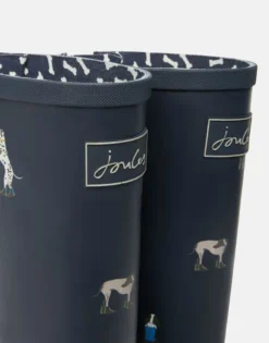 Joules Welly Print With Adjustable Back Gusset Navy Dogs 11 Joules Welly Print With Adjustable Back Gusset Navy Dogs -Equestrian Supplies Shop Joules Welly Print With Adjustable Back Gusset Navy Dogs 3