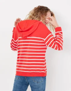 Joules Oakham Embroidered Zip Through Sweatshirt Red Dash 9 Joules Oakham Embroidered Zip Through Sweatshirt Red Dash -Equestrian Supplies Shop Joules Womens Oakham Embroidered Zip Through Sweatshirt 3