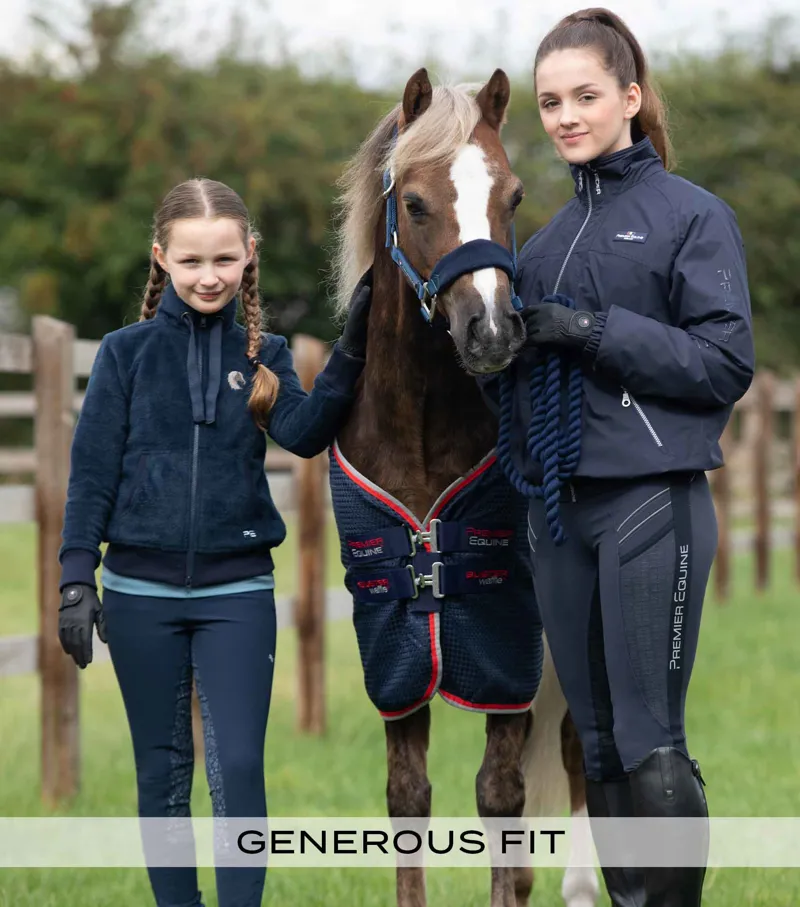 Premier Equine Junior Pro Rider Unisex Riding Jacket Navy 4 Premier Equine Junior Pro Rider Unisex Riding Jacket Navy - Image 2