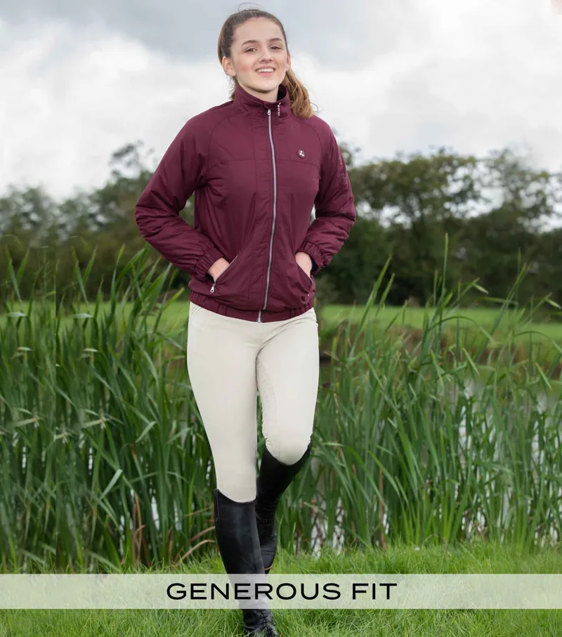 Premier Equine Junior Pro Rider Unisex Riding Jacket Wine 4 Premier Equine Junior Pro Rider Unisex Riding Jacket Wine - Image 2