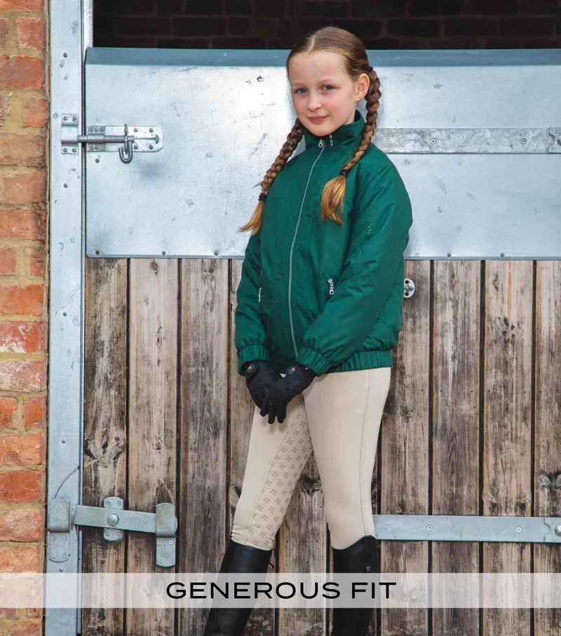 Premier Equine Junior Pro Rider Unisex Riding Jacket Green 4 Premier Equine Junior Pro Rider Unisex Riding Jacket Green - Image 2