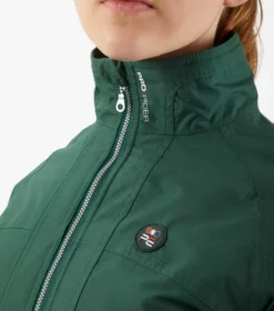 Premier Equine Junior Pro Rider Unisex Riding Jacket Green 11 Premier Equine Junior Pro Rider Unisex Riding Jacket Green -Equestrian Supplies Shop Kids Pro Rider Unisex Waterproof Riding Jacket Green 4