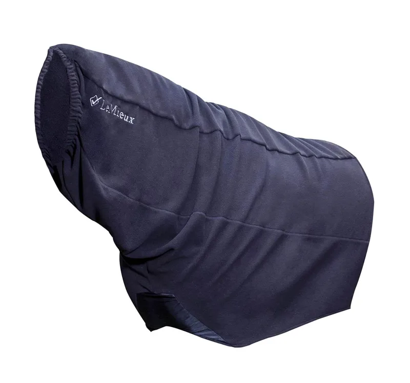 LeMieux Arika Fleece Hood Navy 3 LeMieux Arika Fleece Hood Navy