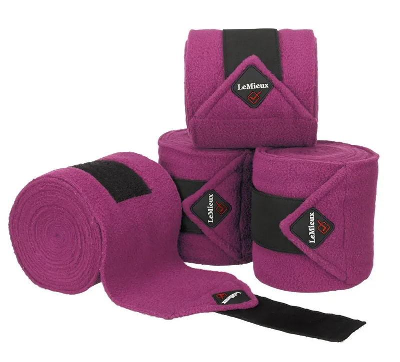 LeMieux Classic Polo Bandages Plum 3 LeMieux Classic Polo Bandages Plum