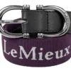 LeMieux Elasticated Belt Aubergine
