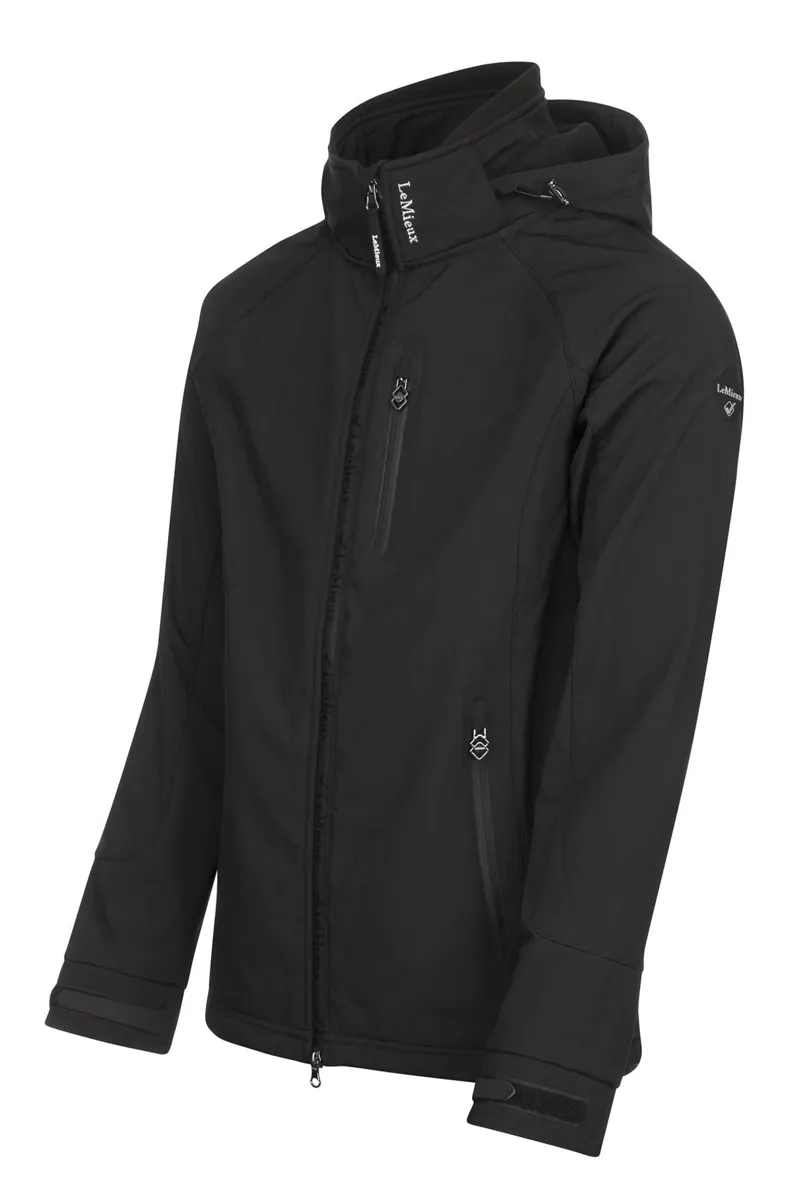 LeMieux Elite Mens Soft Shell Jacket Black 5 LeMieux Elite Mens Soft Shell Jacket Black - Image 3