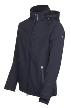 LeMieux Elite Mens Soft Shell Jacket Navy -Equestrian Supplies Shop LeMieux Elite Mens Soft Shell Jacket Navy 1