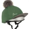 LeMieux Pom Hat Silk Hunter Green -Equestrian Supplies Shop LeMieux Hat Silk Hunter Green 1