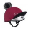 LeMieux Pom Hat Silk Mulberry -Equestrian Supplies Shop LeMieux Hat Silk Mulberry 1
