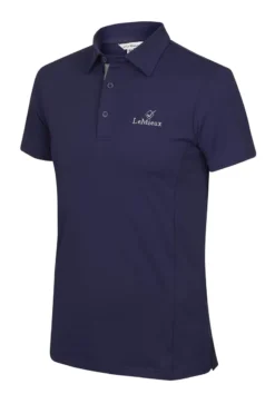 LeMieux Mens Polo Shirt Navy -Equestrian Supplies Shop LeMieux Monsieur Mens Polo Shirt Navy 2 2