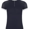 LeMieux Olivia Short Sleeve Show Shirt Navy