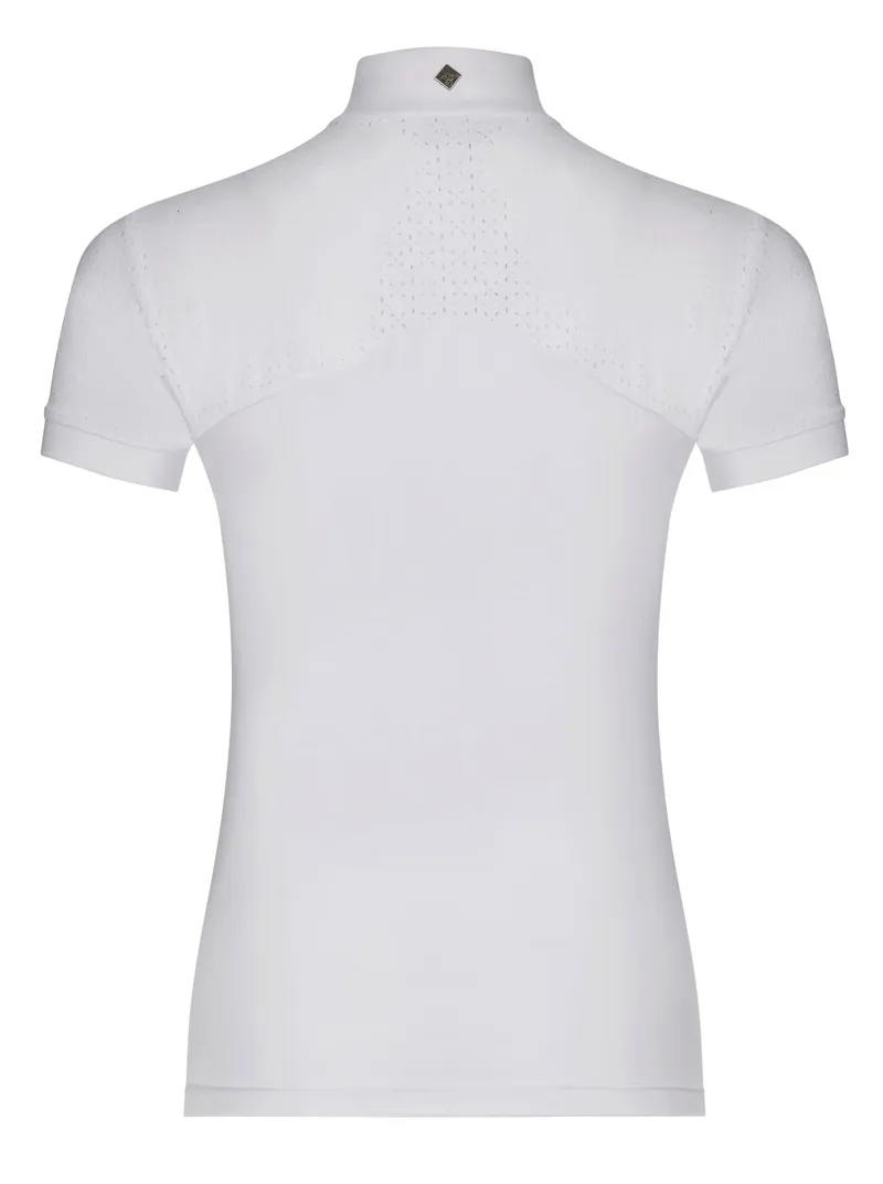 LeMieux Olivia Short Sleeve Show Shirt White 4 LeMieux Olivia Short Sleeve Show Shirt White - Image 2