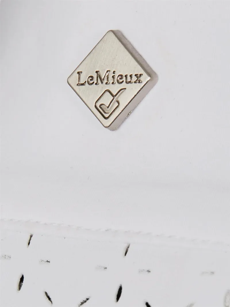 LeMieux Olivia Short Sleeve Show Shirt White 7 LeMieux Olivia Short Sleeve Show Shirt White - Image 5