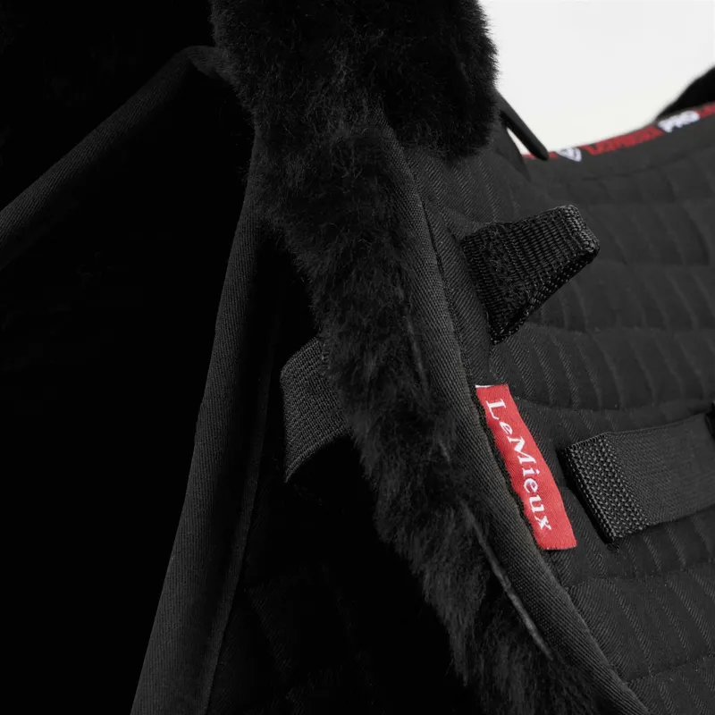 LeMieux Merino+ Half Pad Black 5 LeMieux Merino+ Half Pad Black - Image 3
