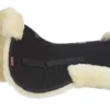 LeMieux Merino+ Half Pad Black/Natural -Equestrian Supplies Shop LeMieux ProLambskin Half Pad NaturalBlack 1
