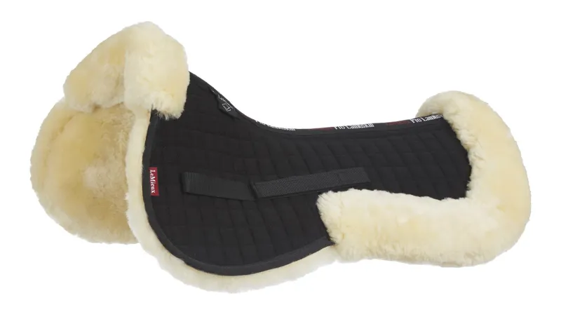 LeMieux Merino+ Half Pad Black/Natural 3 LeMieux Merino+ Half Pad Black/Natural