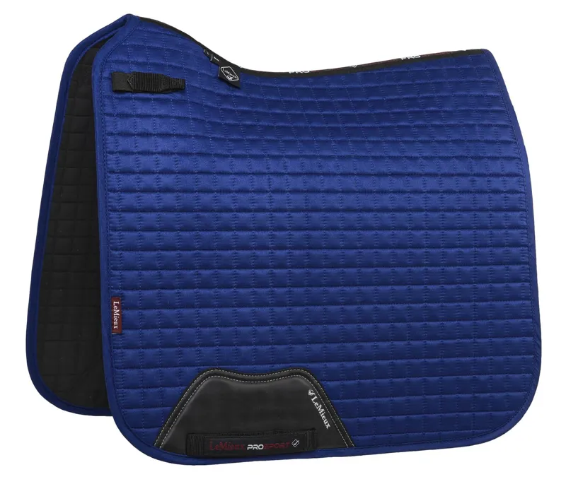LeMieux Suede Dressage Square Benetton Blue 3 LeMieux Suede Dressage Square Benetton Blue