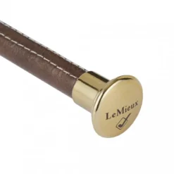 LeMieux Junior Rhone Pro Baton Whip Mocha -Equestrian Supplies Shop LeMieux Rhone Junior Pro Baton Whip 50cm 4