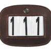 LeMieux Saddle Number Holder Square Brown -Equestrian Supplies Shop LeMieux Saddle Pad Number Holder Square 1