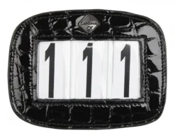 LeMieux Saddle Number Holder Square Black Crocodile