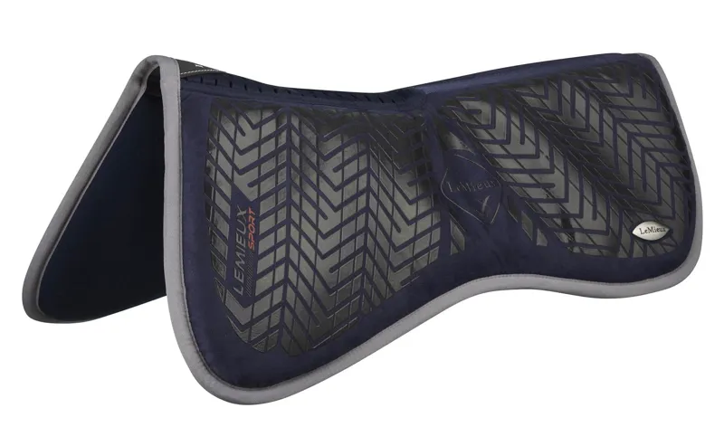 LeMieux Sports Grip Memory Half Pad Navy 3 LeMieux Sports Grip Memory Half Pad Navy