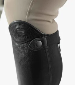 Premier Equine Lexaria Ladies Leather Half Chaps Black 10 Premier Equine Lexaria Ladies Leather Half Chaps Black -Equestrian Supplies Shop Lexaria ladies leather half chaps black 3
