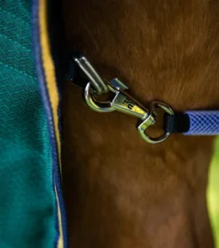 Premier Equine Lucanta 200g Stable Rug With Neck Cover Green -Equestrian Supplies Shop Lucanta Stable Green Image 5 RGB